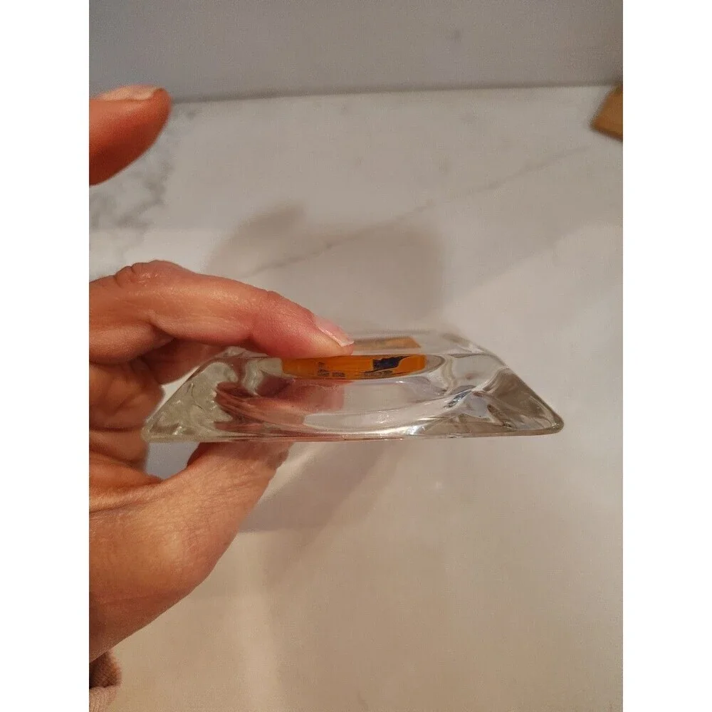 VINTAGE Glass Ashtray Ash Tray ATHENS ATHLETIC CLUB OAKLAND CAL 1950's